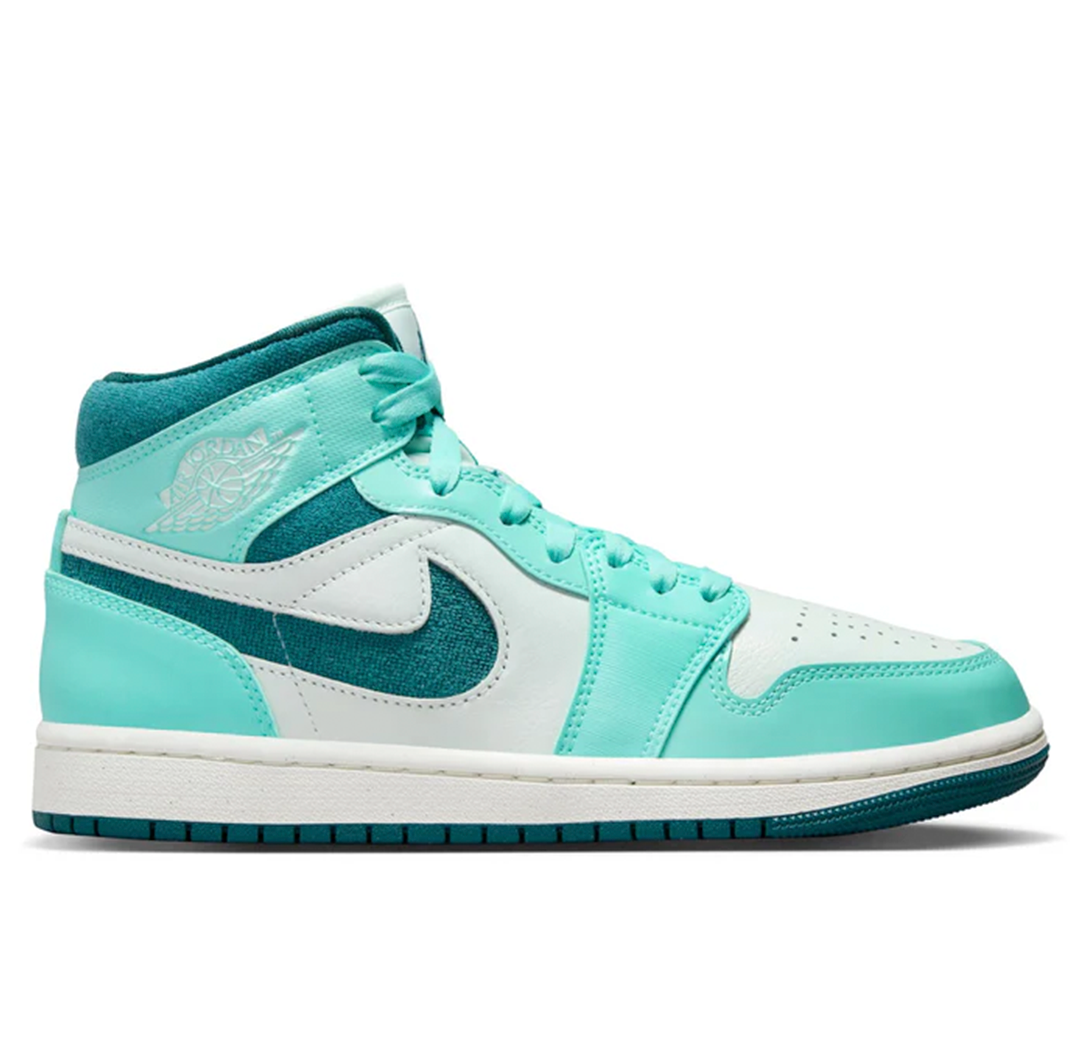 Sneakers Air Jordan 1 Mid " Chenille Bleached Turquoise "