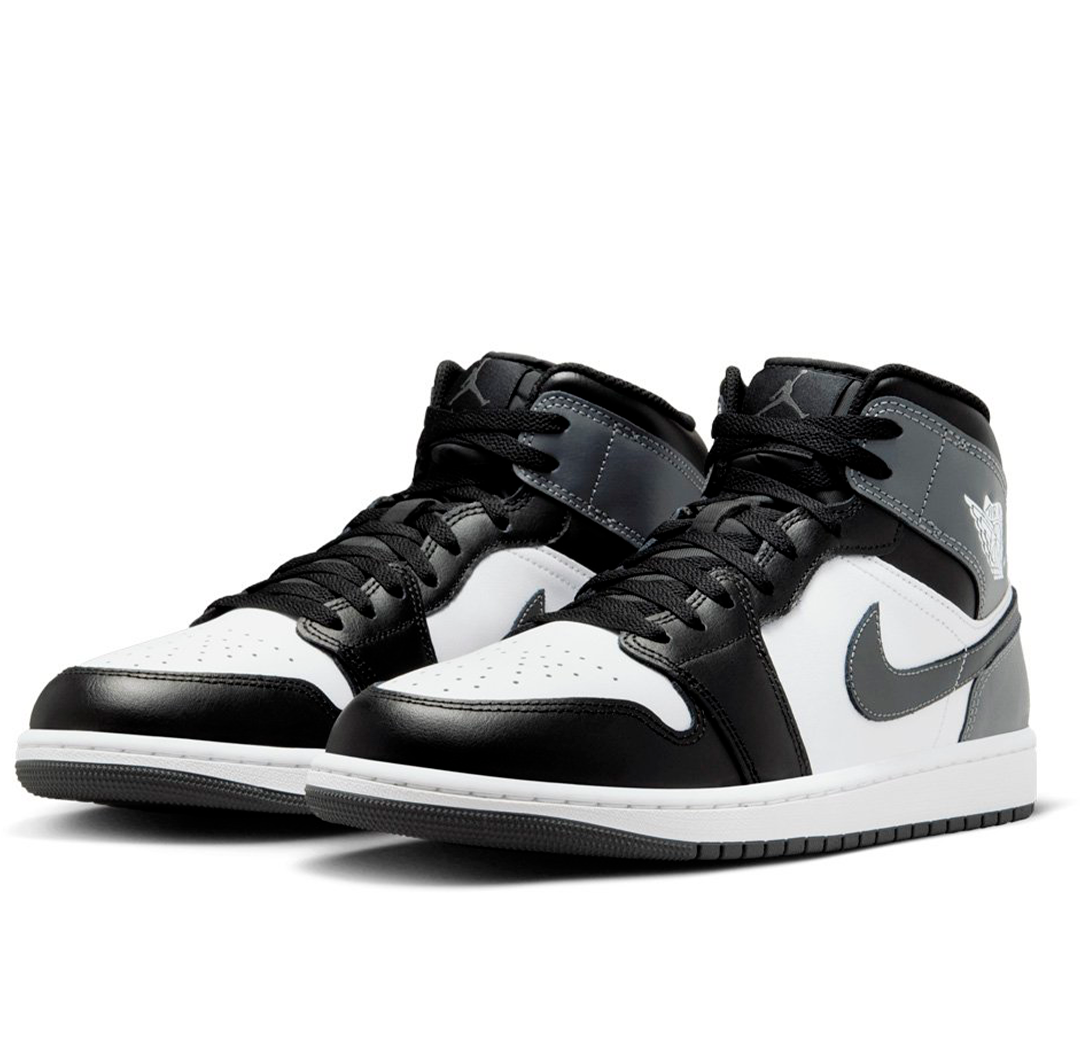 Sneakers Air Jordan 1 Mid Black&Iron-Gray
