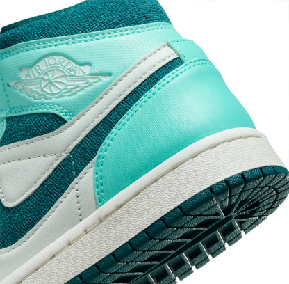 Sneakers Air Jordan 1 Mid " Chenille Bleached Turquoise "