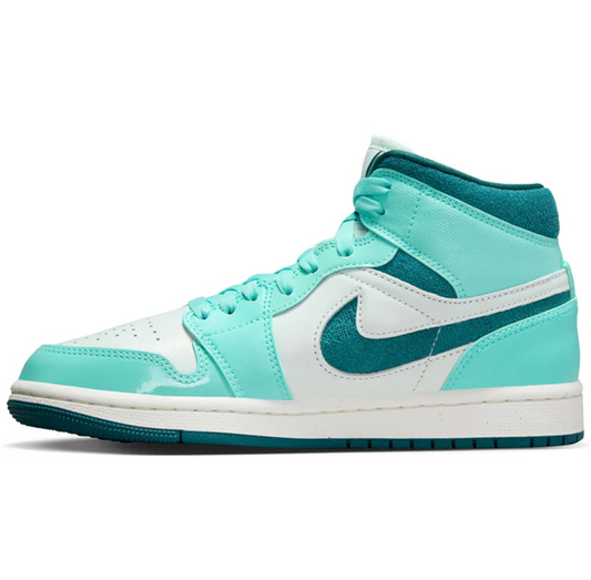 Sneakers Air Jordan 1 Mid " Chenille Bleached Turquoise "